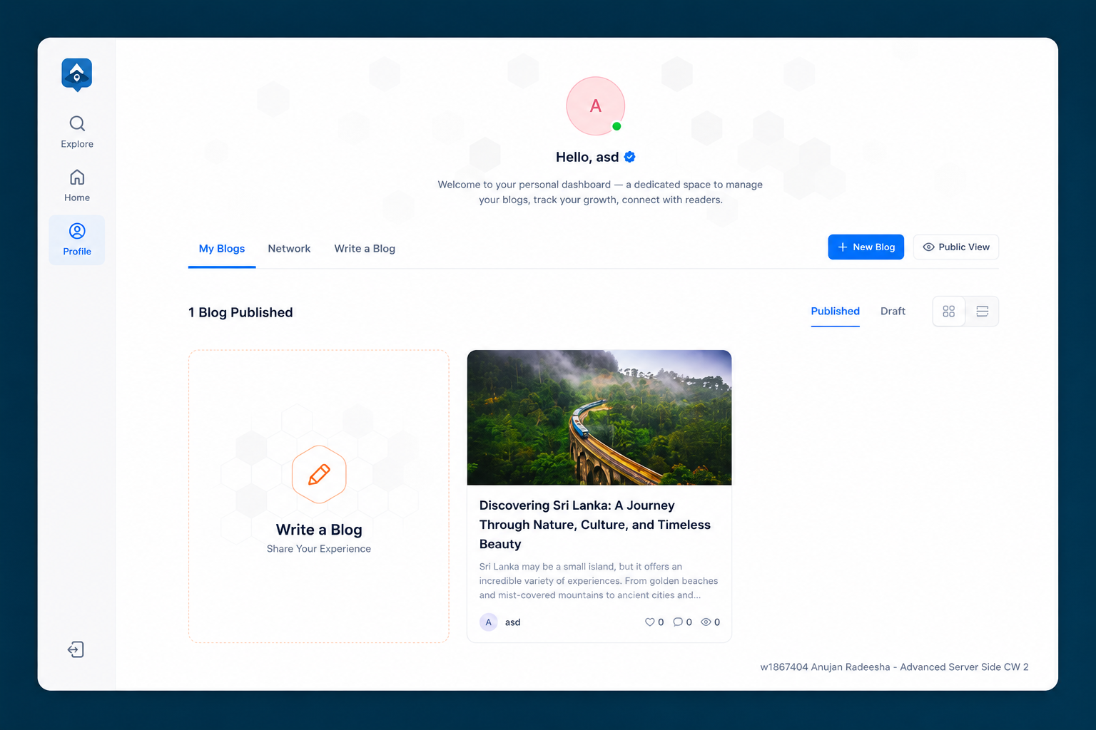 Traveltales - Journal and Blogging Platform screenshot 2