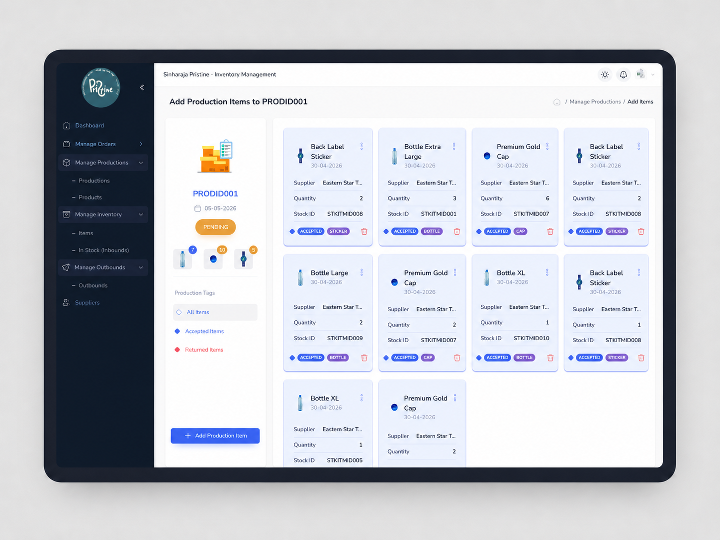 Inventory Management Platform screenshot 2