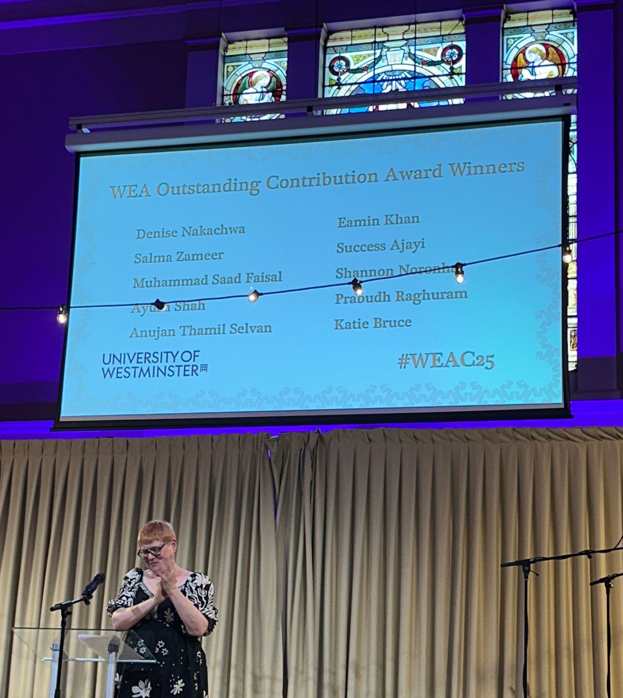 Overall Outstanding Contribution Winner