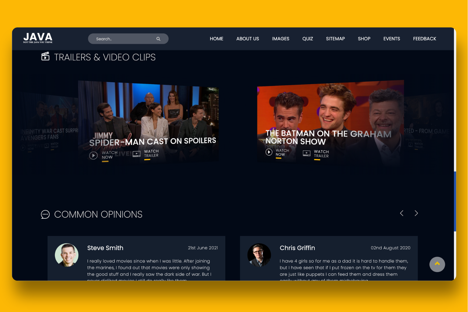 Java Entertainment screenshot 3